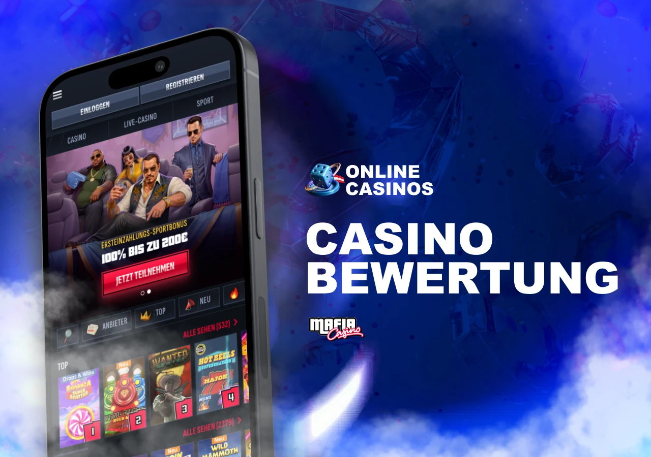 Detaillierter Testbericht zu Mafia Casino mit Analyse von Funktionen und Spielumgebung